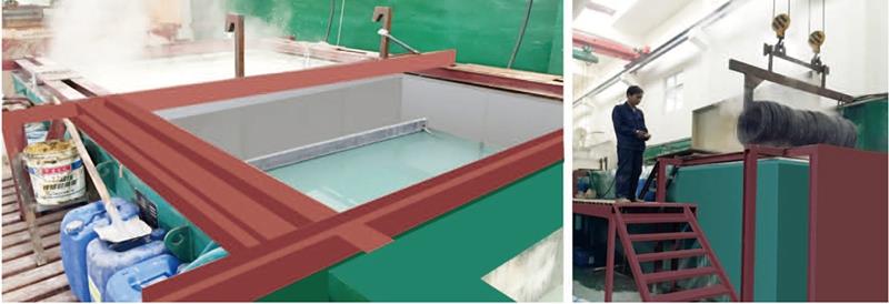 phosphating saponification furnace production line